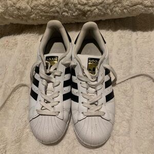 adidas White and Black Athletic Shoes